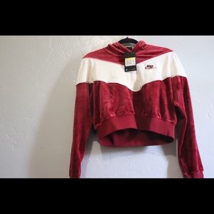 Nike velvet sweater